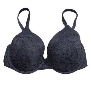 Victoria’s Secret Body By Victoria Lined Perfect Coverage Black Bra Size 32DD